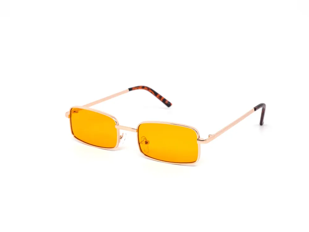 12-Pack Classic Metal Square Sunglasses