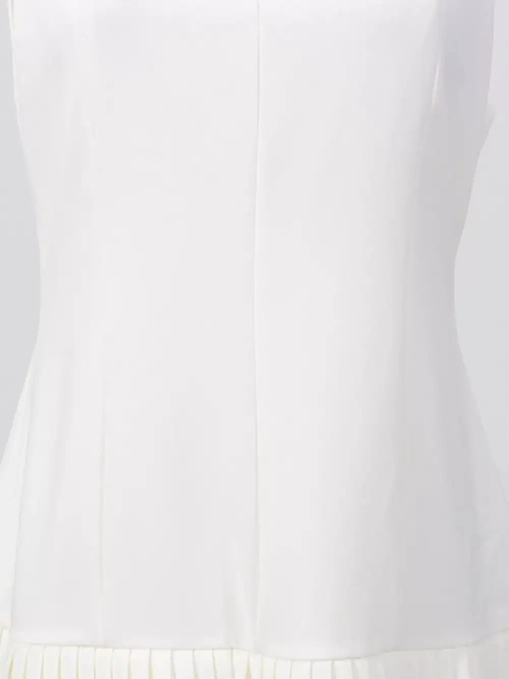 Square Neck Pleated Mini Dress