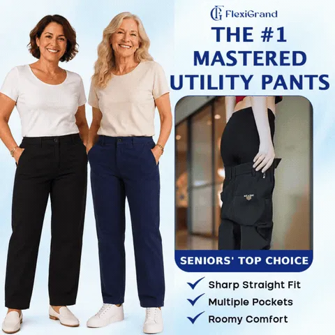🔥Hot Sale💥Women's Multi-Pocket Stretch Comfort Pants🔥8-Pack - All Colors Included
