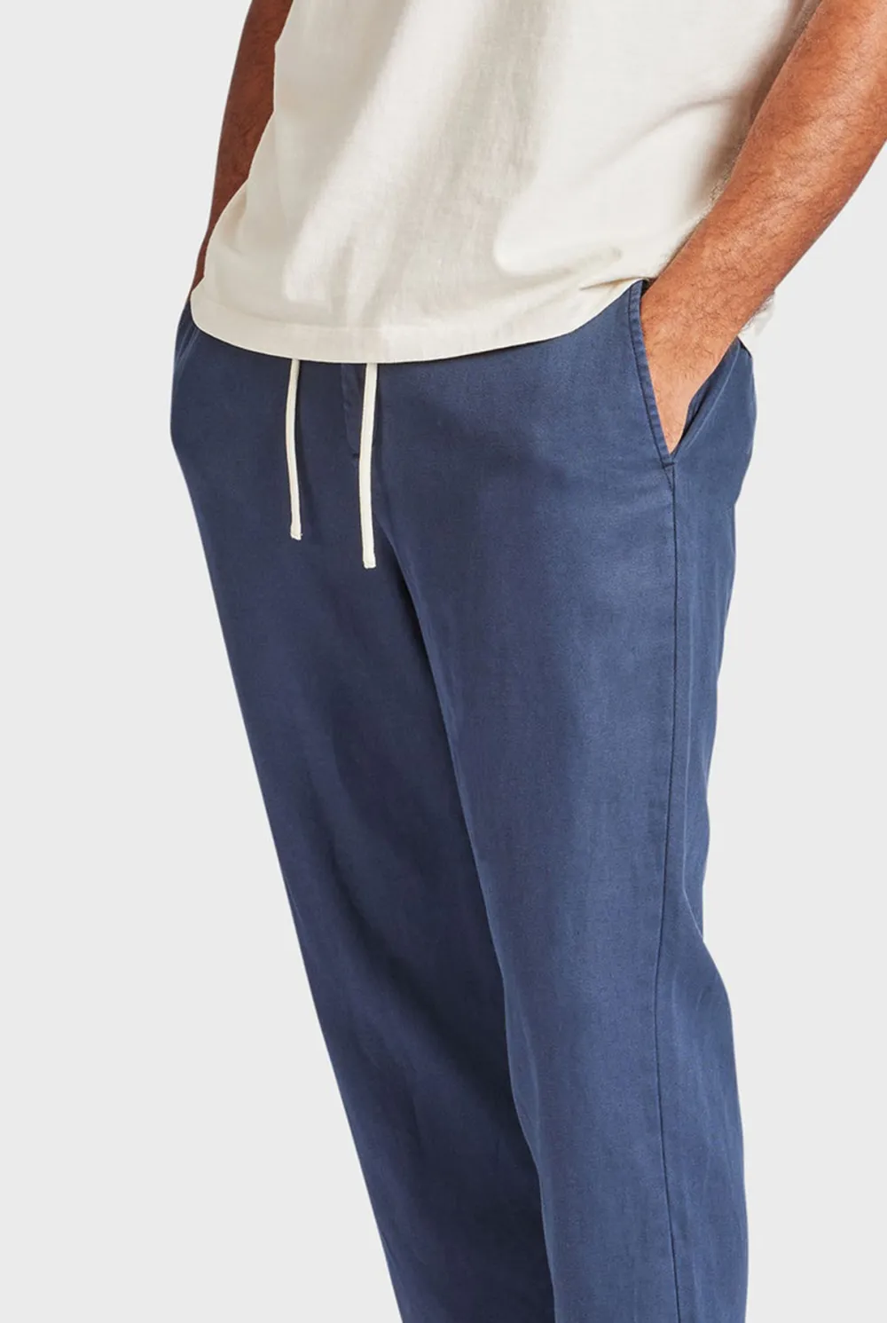 Cotton Drawstring Beach Trousers