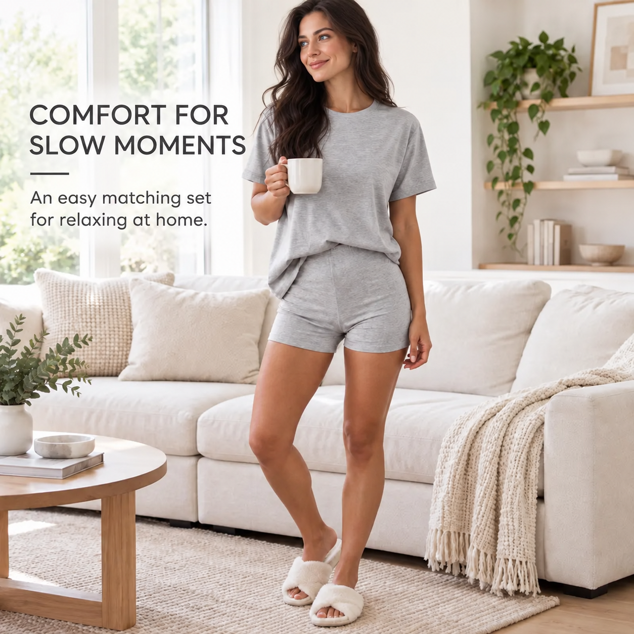 Women’s Two Piece Shorts Lounge Set(X5)