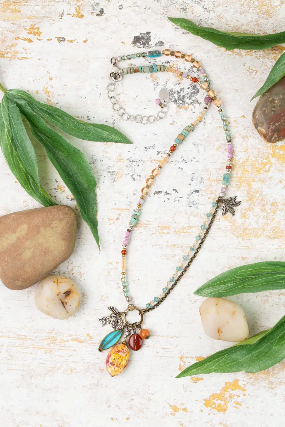Dainty Cluster Statement Necklace