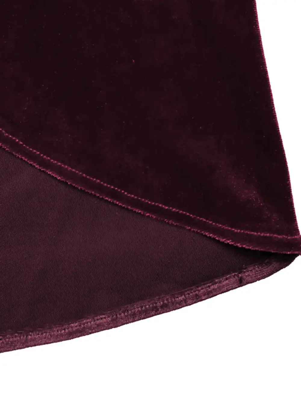 Subtle Velvet Side Skirt