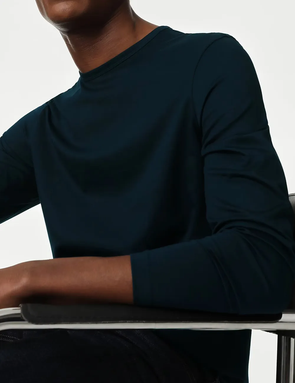 Pure Cotton Long Sleeve T-Shirt