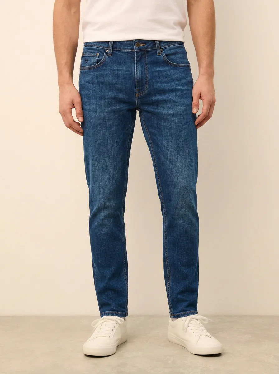 Men's Urban Flexible Casual Wear Stretch Denim Jeans