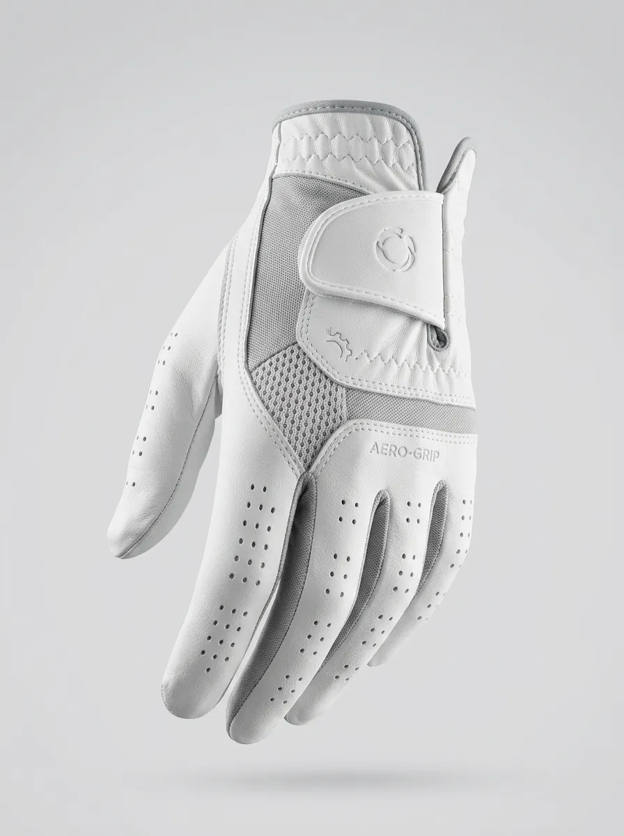Men's Perforated Grip Ventilated Golf Glove