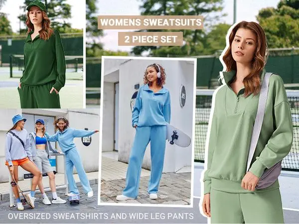 Women's 2-Piece Travel Set – Half-Zip Pullover & Joggers | Fall 2025