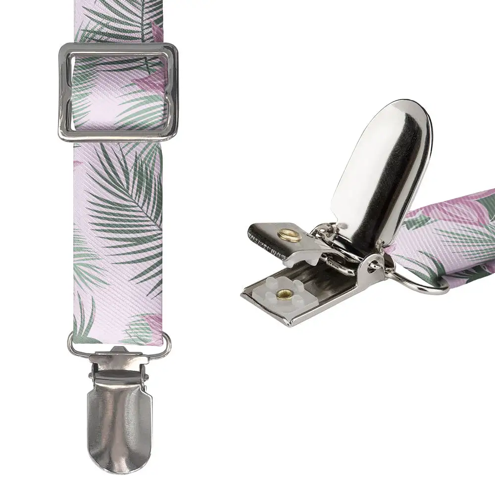 Tropical Blooms Theme Suspenders