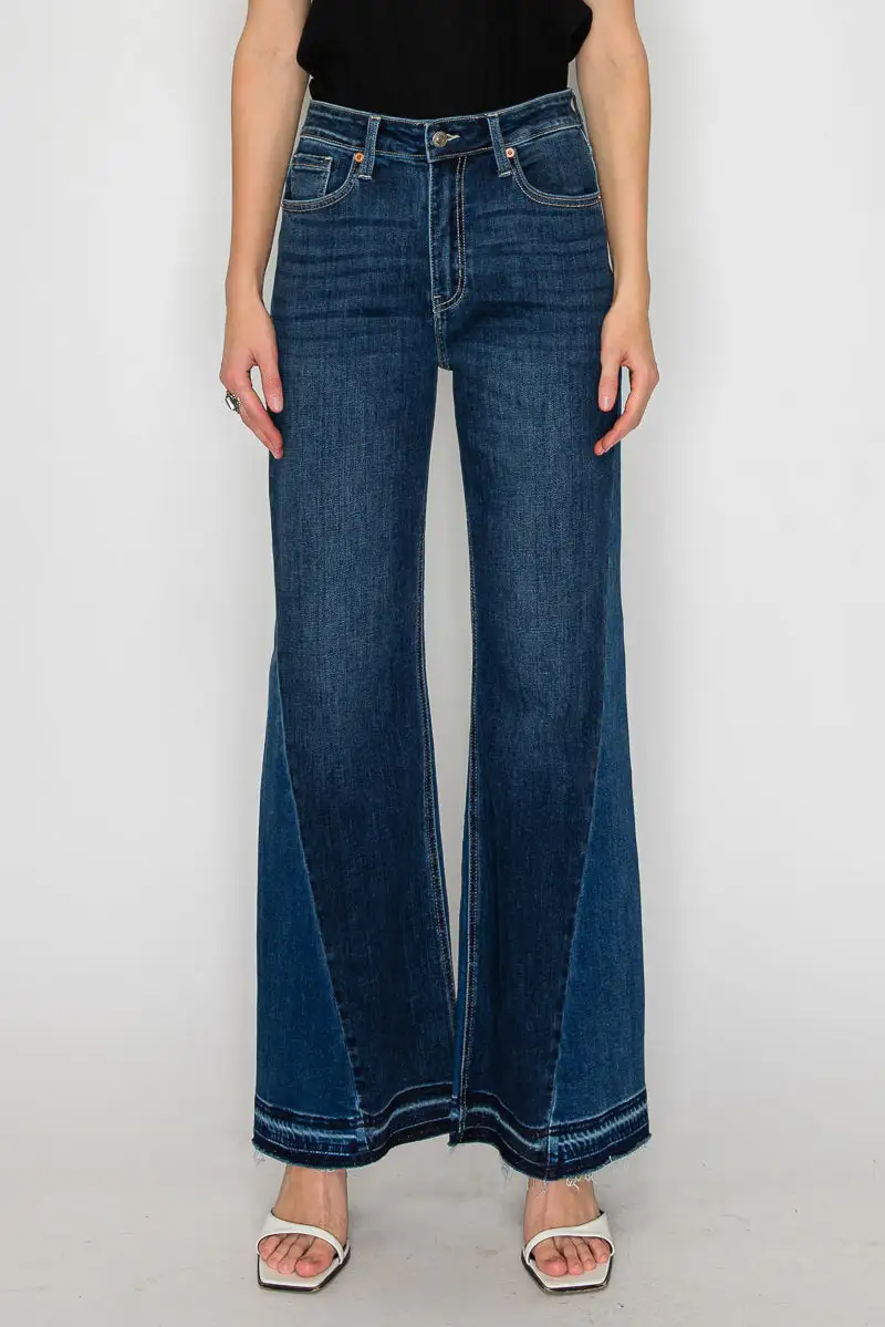Modern High Rise Flare Relaxed Denim Jeans