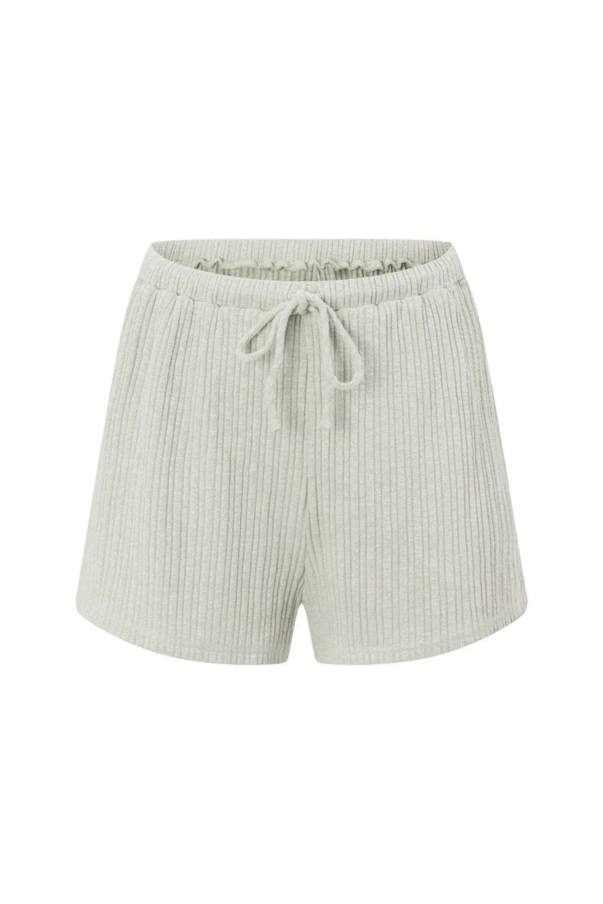 Drawstring Waist Textured Shorts