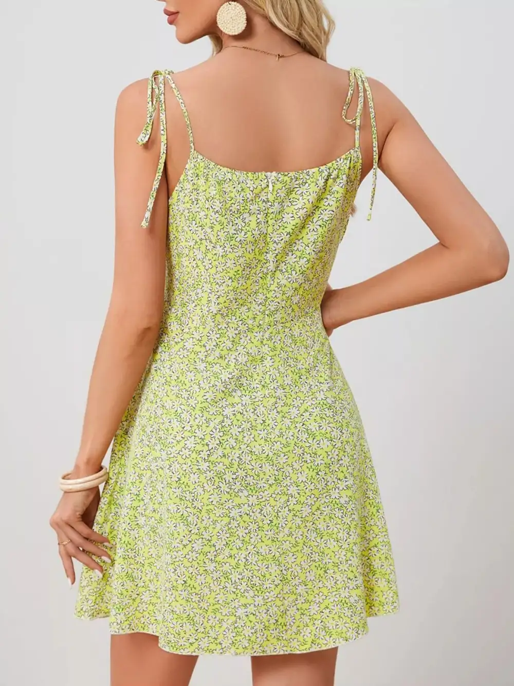 Soft Touch Floral Printed Mini Dress