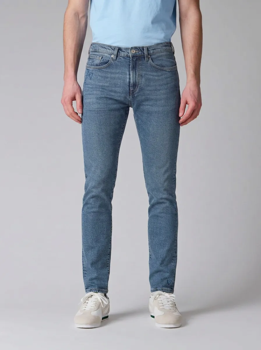 Men's Versatile Everyday Slim Fit Stretch Denim Jeans