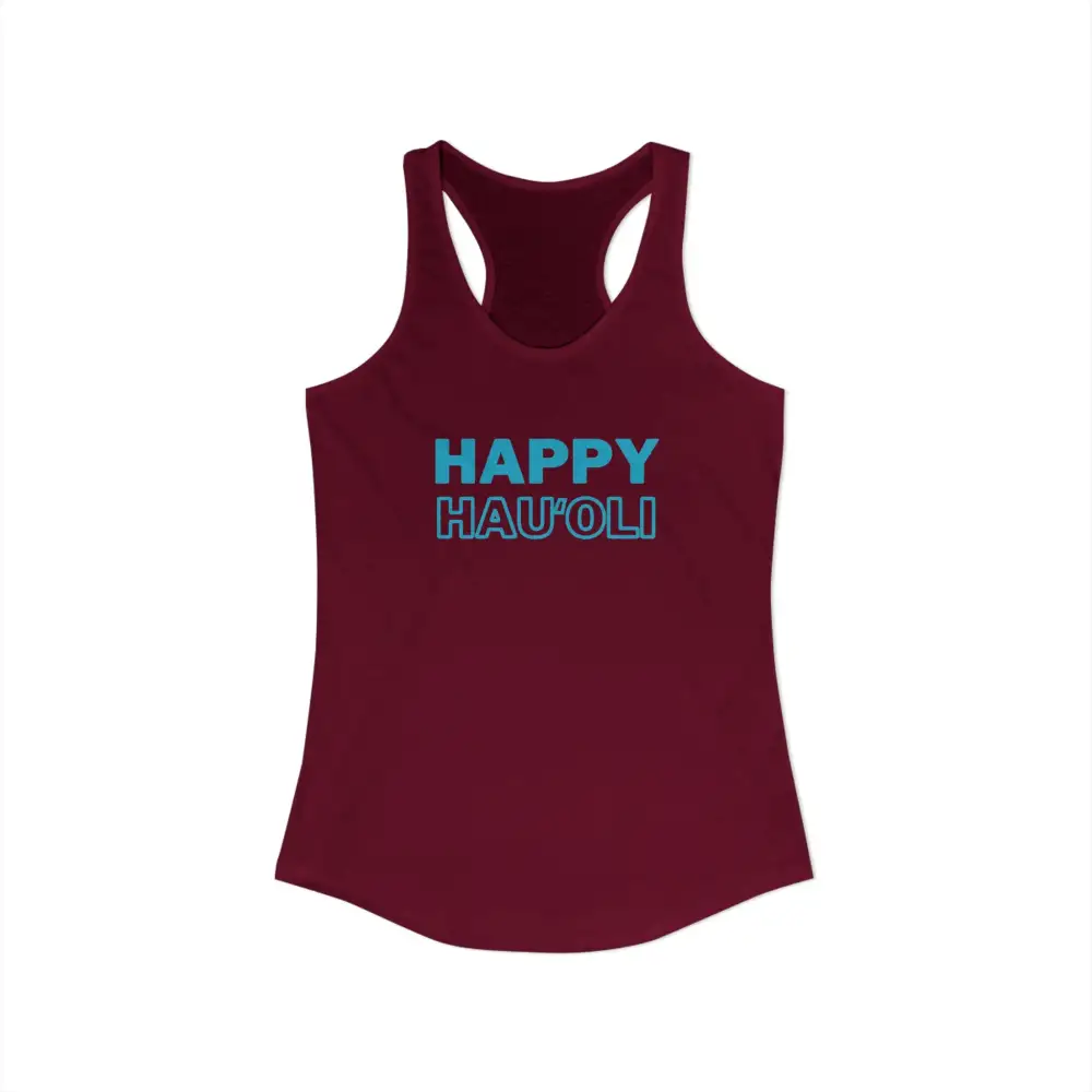 Happy Wordmark Racerback Tank