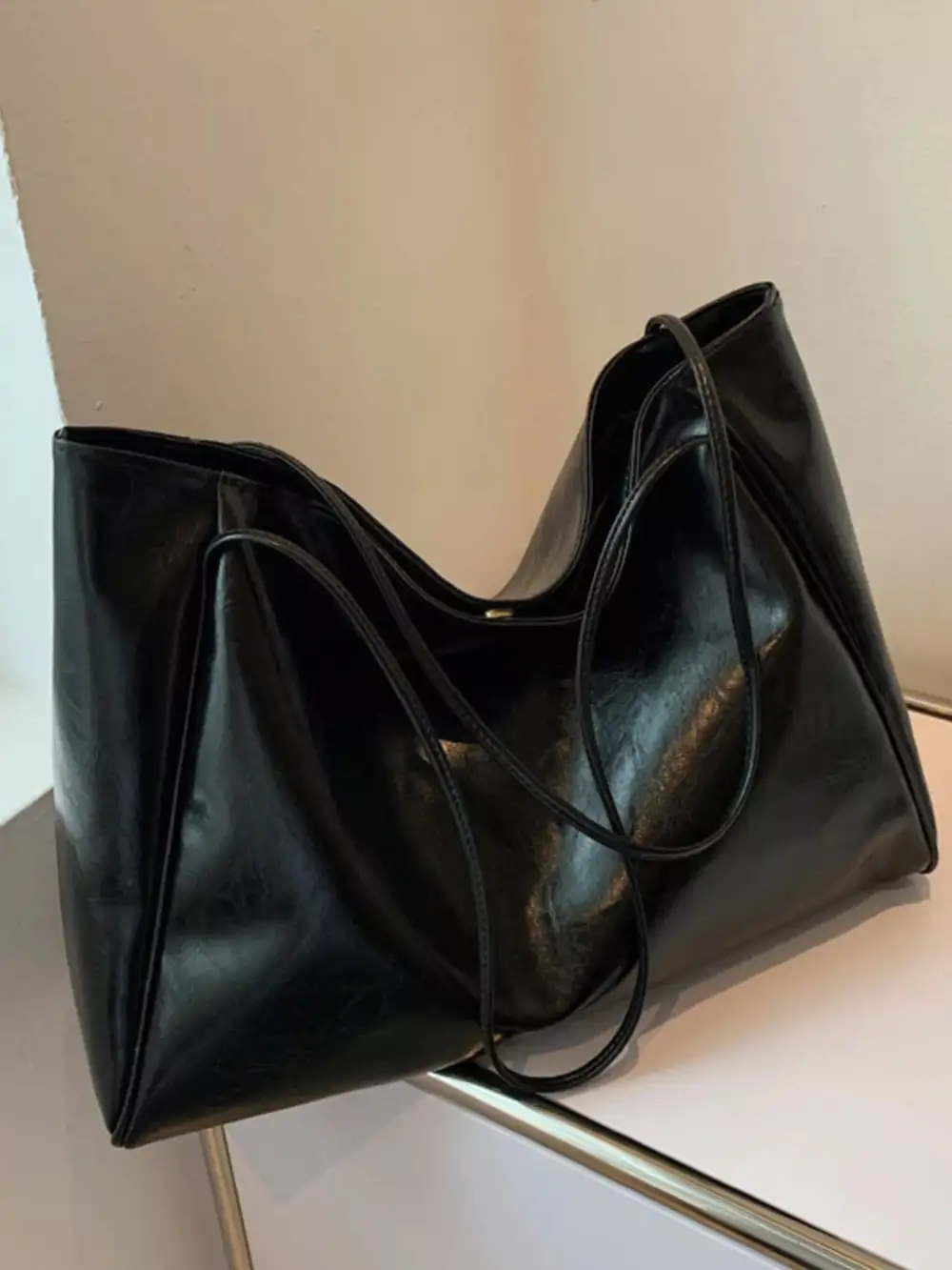 PU Leather Tote Bag