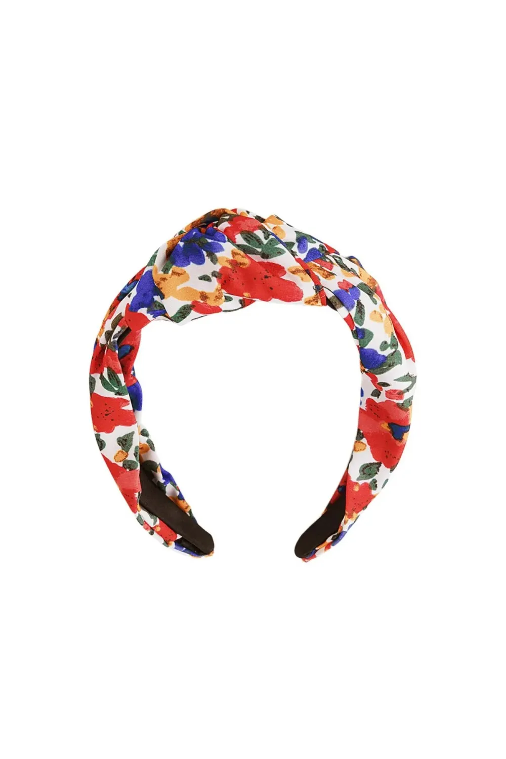 Contour Floral Pattern Knotted Headband