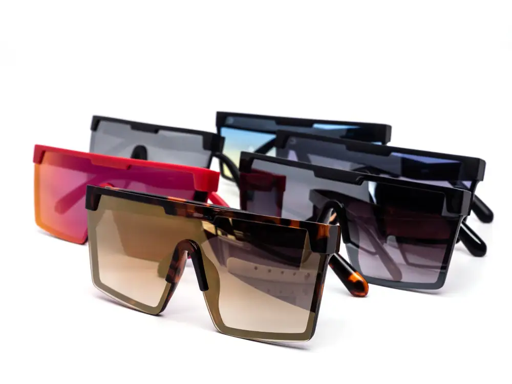 12-Pack Oversized Sport Shield Sunglasses