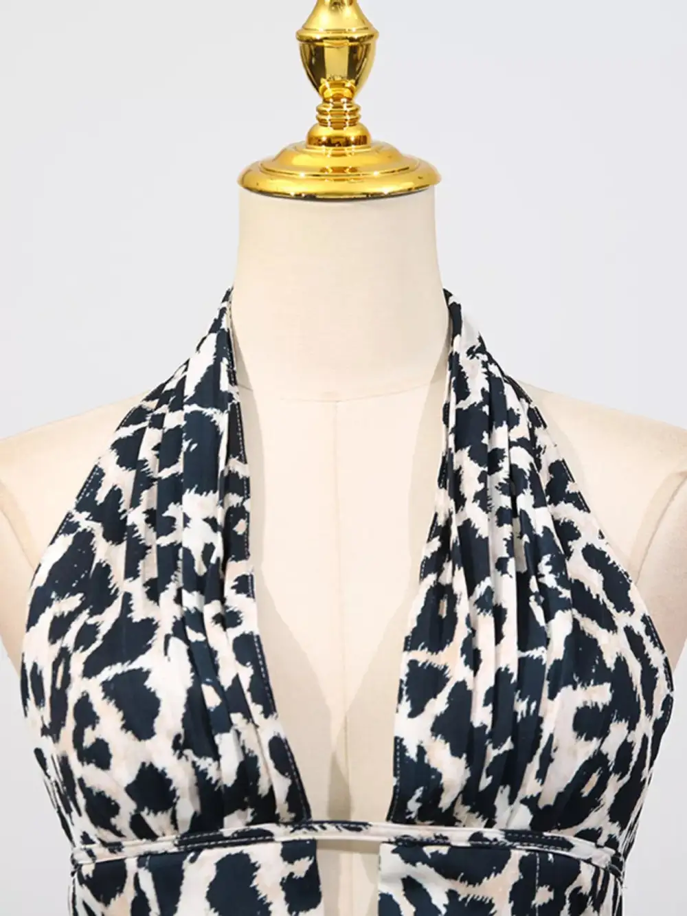 Animal Print Mini Dress