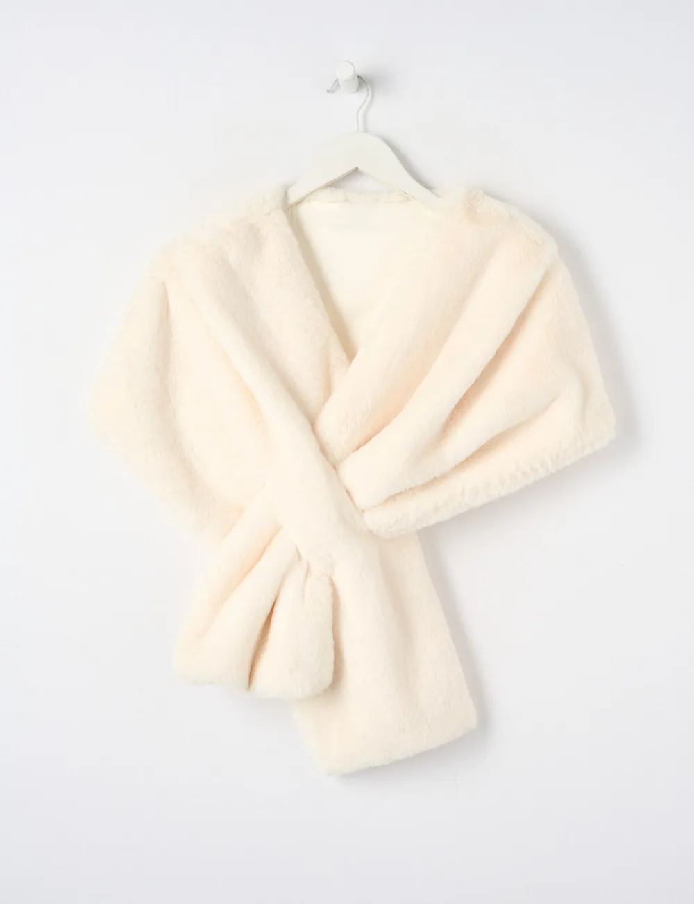 Cream-Colored Luxury Lady Scarf