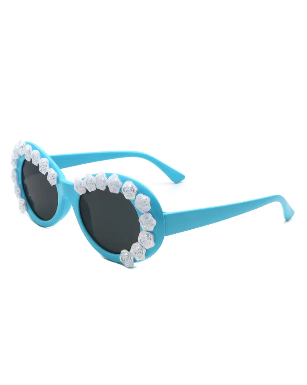 Cozy Oval Round Frame Sunglasses