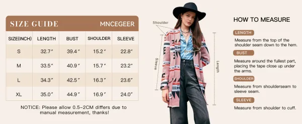 🧶 Women Boho Cardigan Aztec Open Front Long Sleeve Shawl Collar Sweater Coat✨ Effortlessly Boho. Warmth Meets Free Spirit.