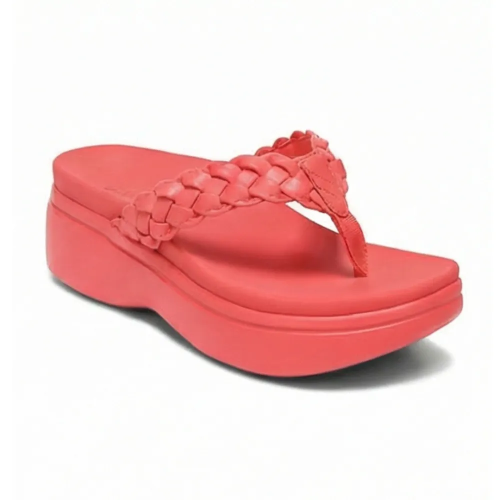 Braided Platform Comfort Sandals