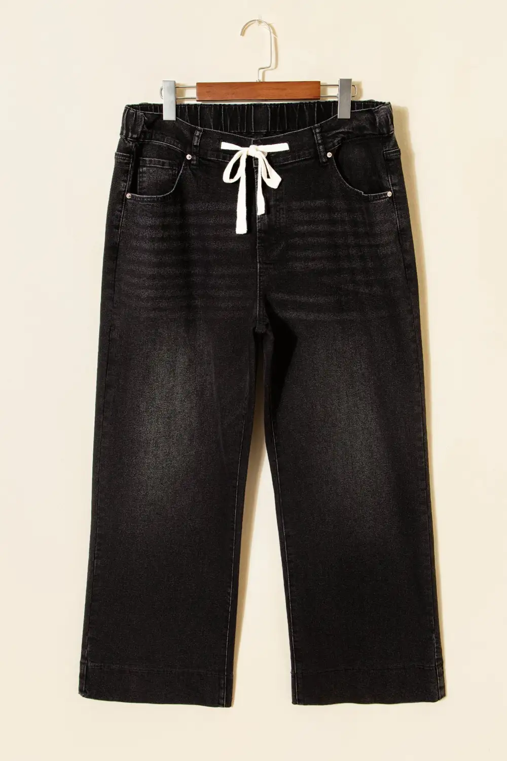 Lace Up Denim Jeans