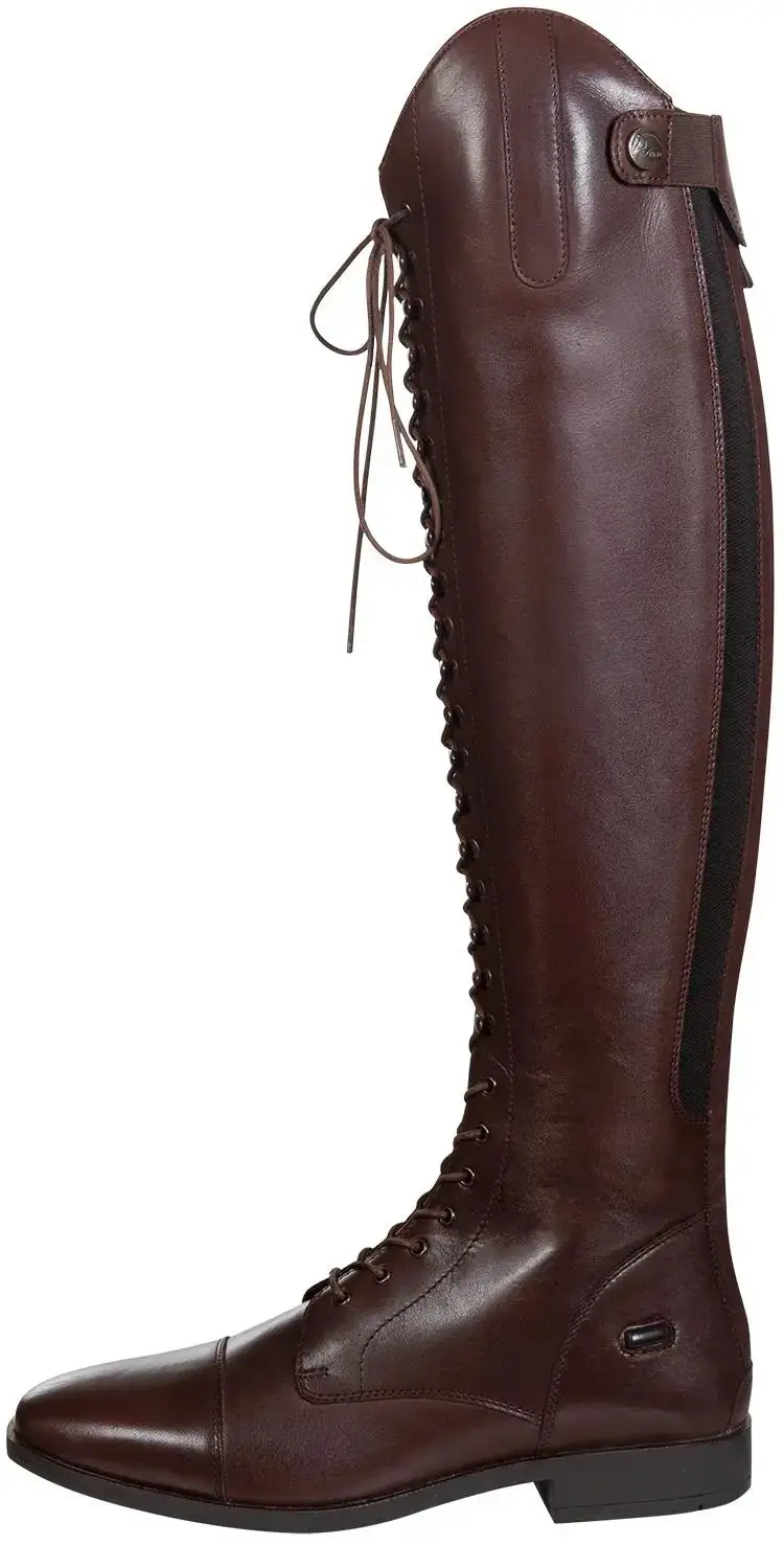Easy-Wear Leather Tall Riding Boots