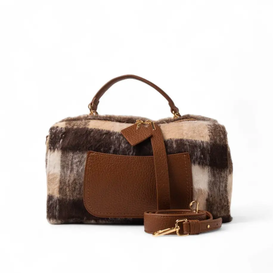 Easy Carry Shoulder Fur Handbag