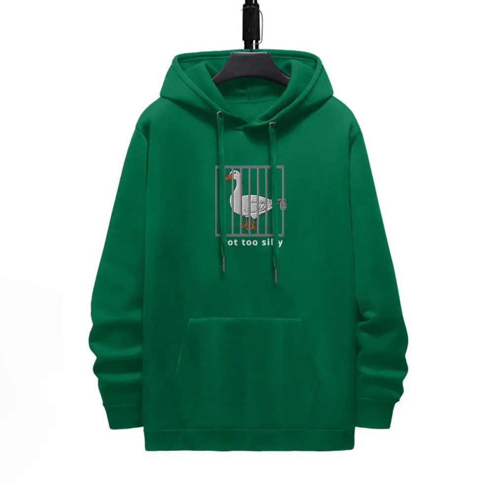 Got Too Silly Pattern Printed Hoodie