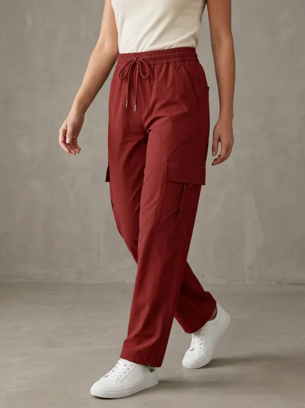 Women's Classic Boho Inspired Cargo Cargo Work Pants