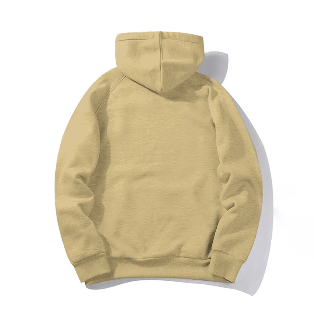 Sad Moon Print Hoodie