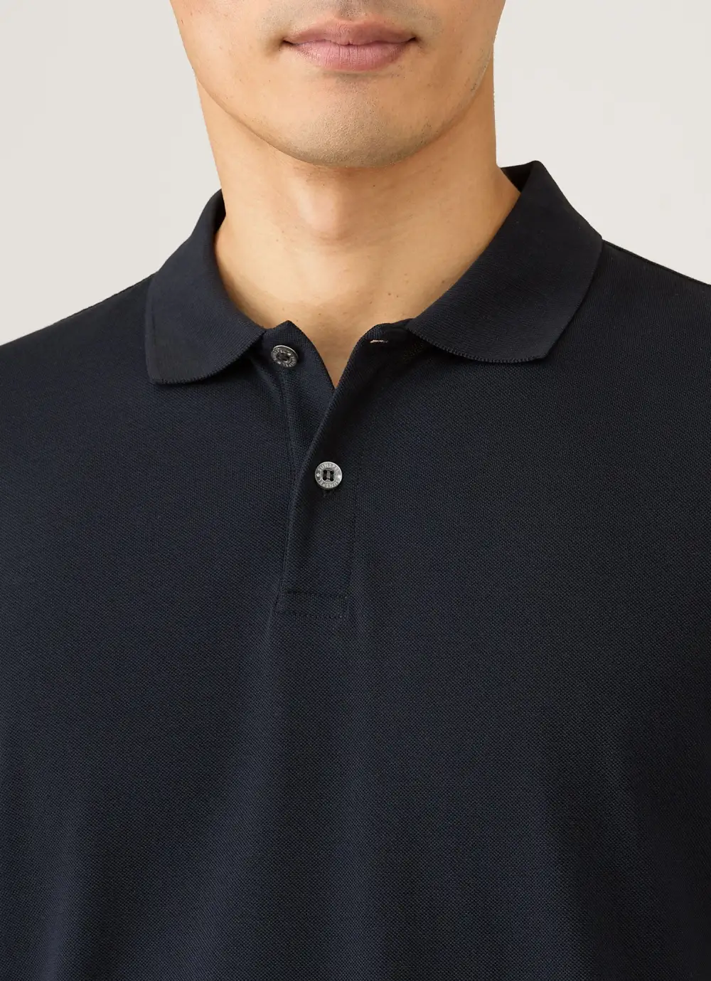 Easy Everyday Slim Fit Cotton Pique Short Sleeve Polo Shirt