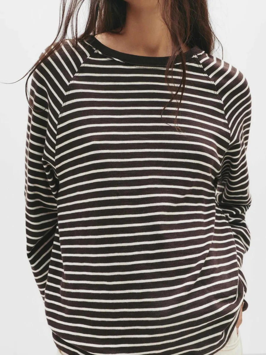 Classic Striped Long-Sleeve Top