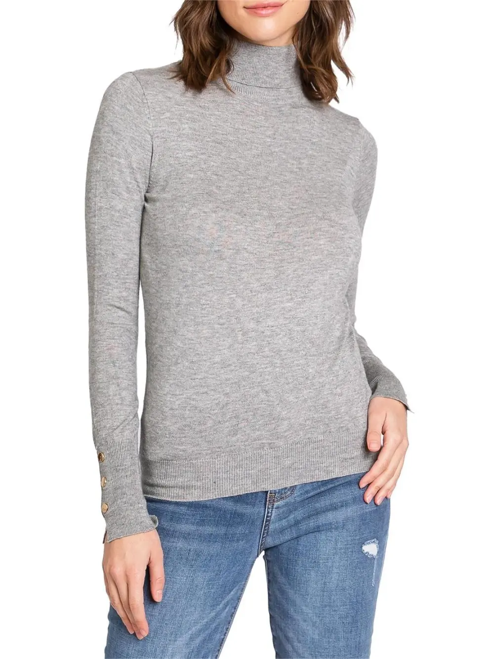 White Surplice - Style Long - Sleeve Top