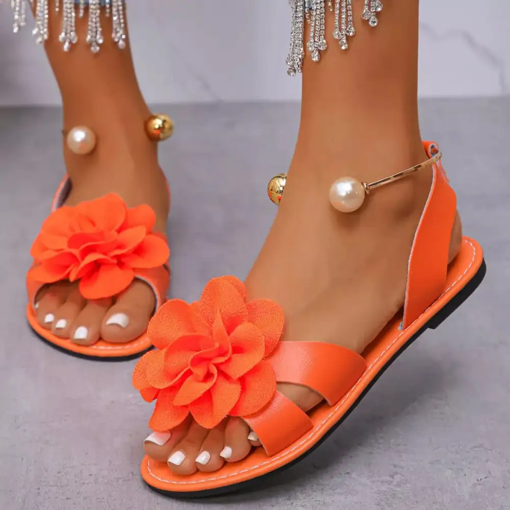 Flower Open Toe Sandals