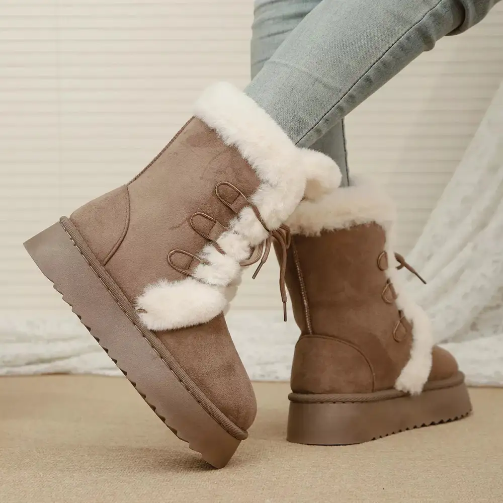 Lace Up Winter Boots