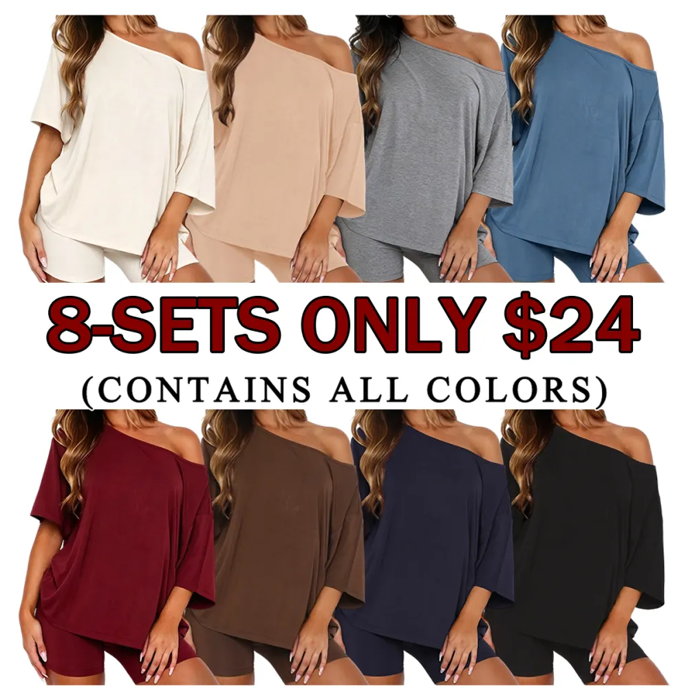 Women's casual two-piece loungewear set
