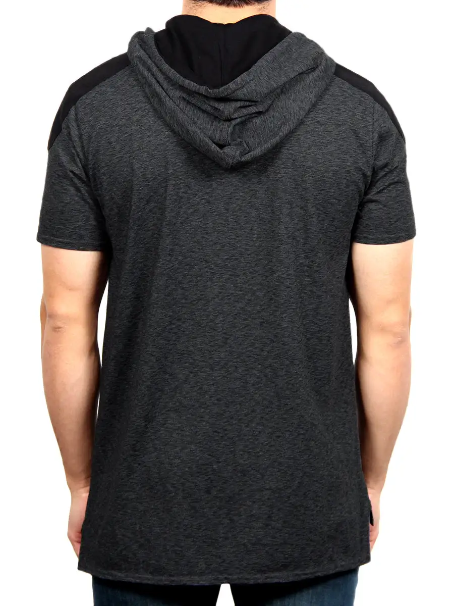 Hi-Lo Raffa Men's Button Down T-Shirt