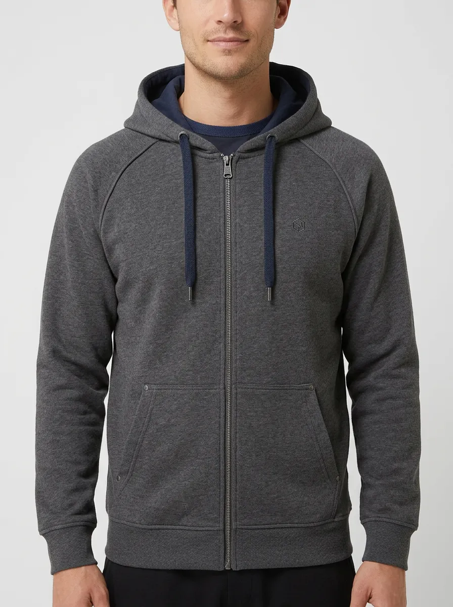 Training Minimalist Zip-Up Training Look Men's Sport Jacket