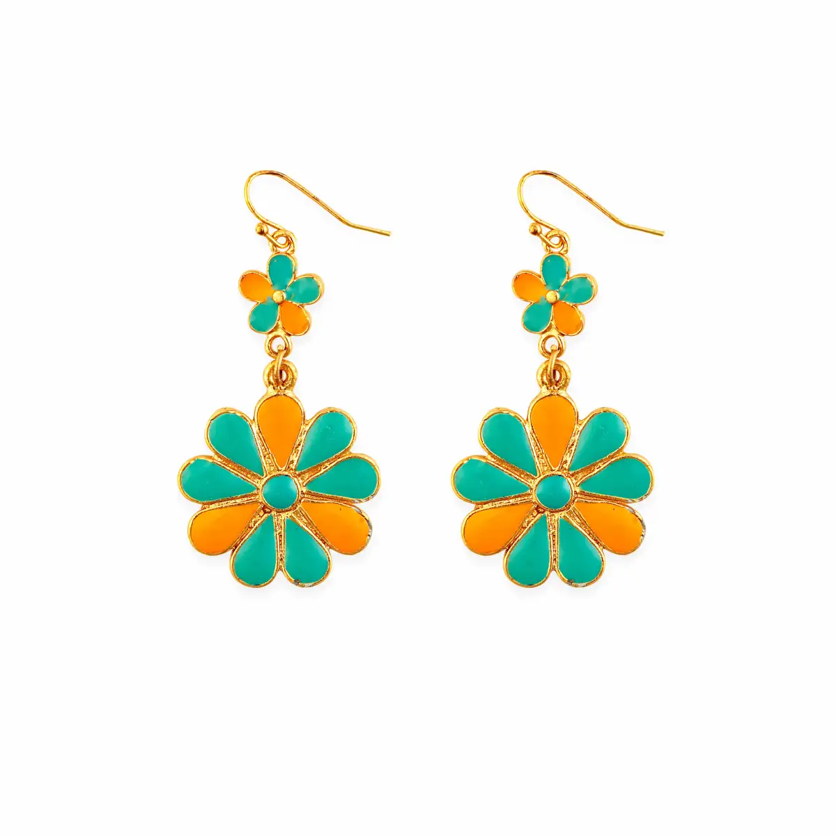 Balanced Crisp Floral Earrings