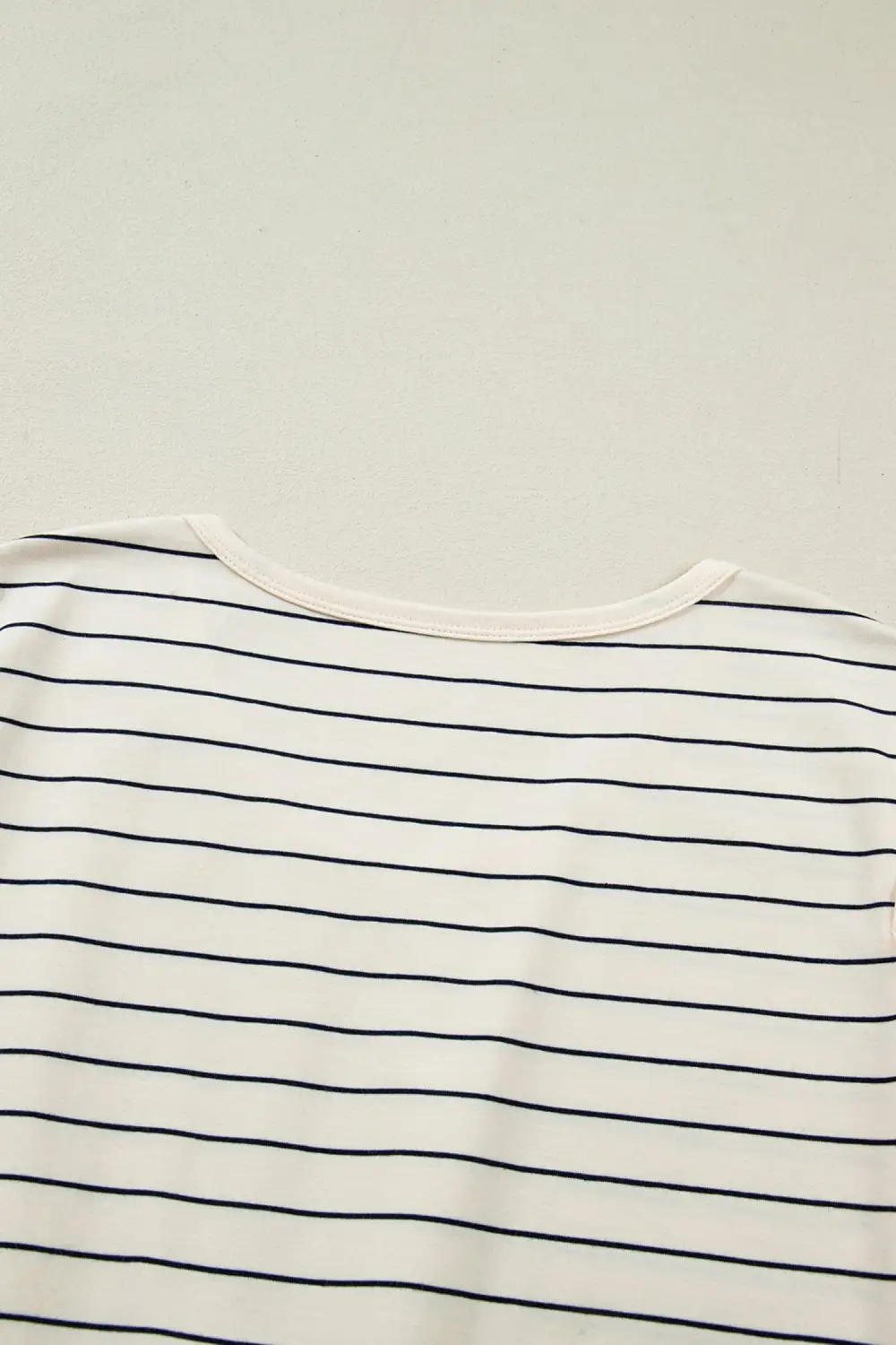 Striped Drawstring Pocketed Mini Dress