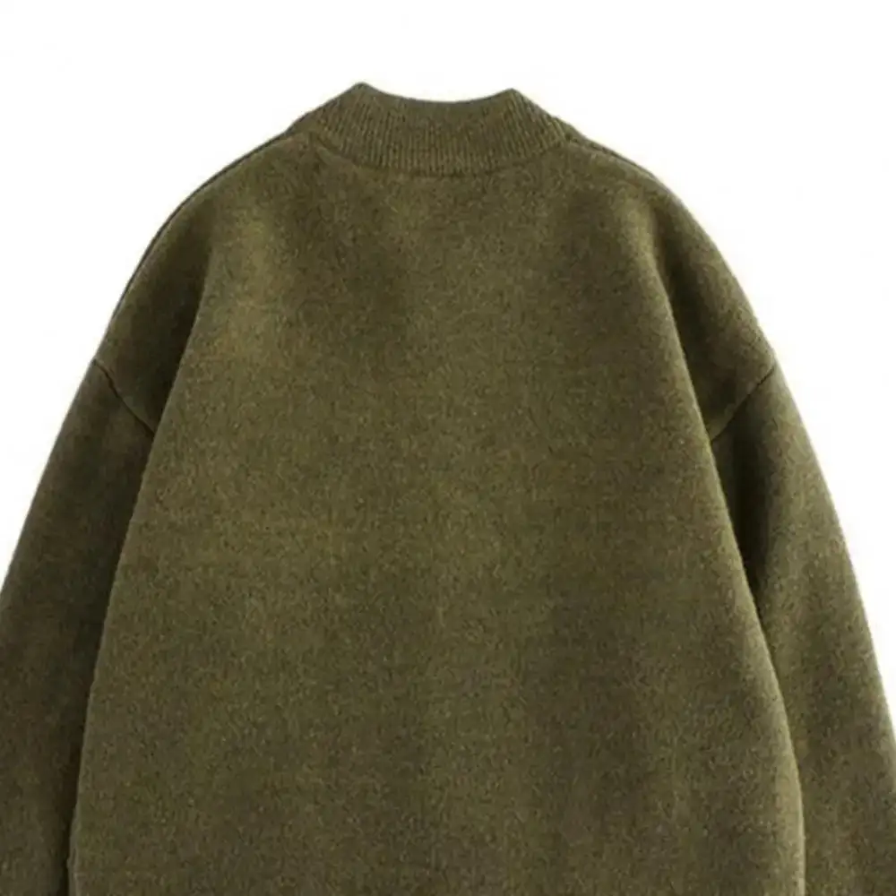 Handmade Oversized Balloon-Sleeve Cardigan