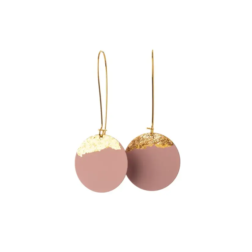 Circle Piece Earrings