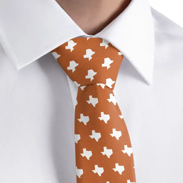 Timeless Outline Emblem Theme Necktie