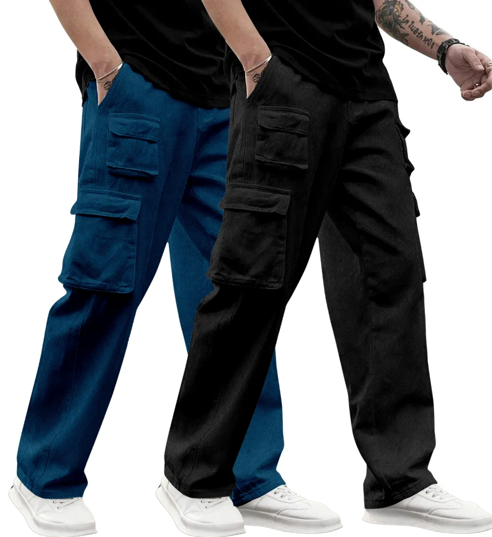 Modern Travel Cotton For Track Cargo Pants