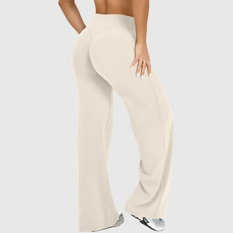 SoftMotion Straight Leg Bottoms Women Workout Leggings Fitness Gym Outdoor Sports Yoga Pants