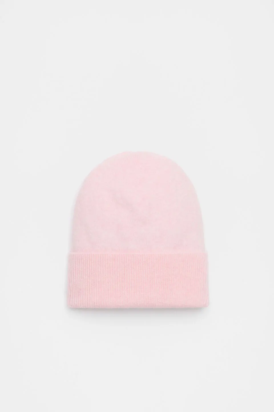Reversible Pink Cashmere Beanie