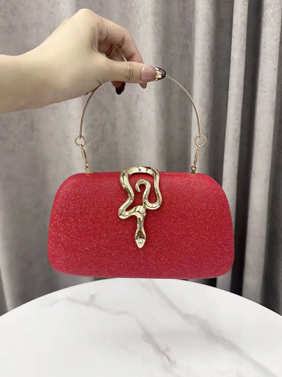 Asymmetric Chain Lock Crossbody Bag