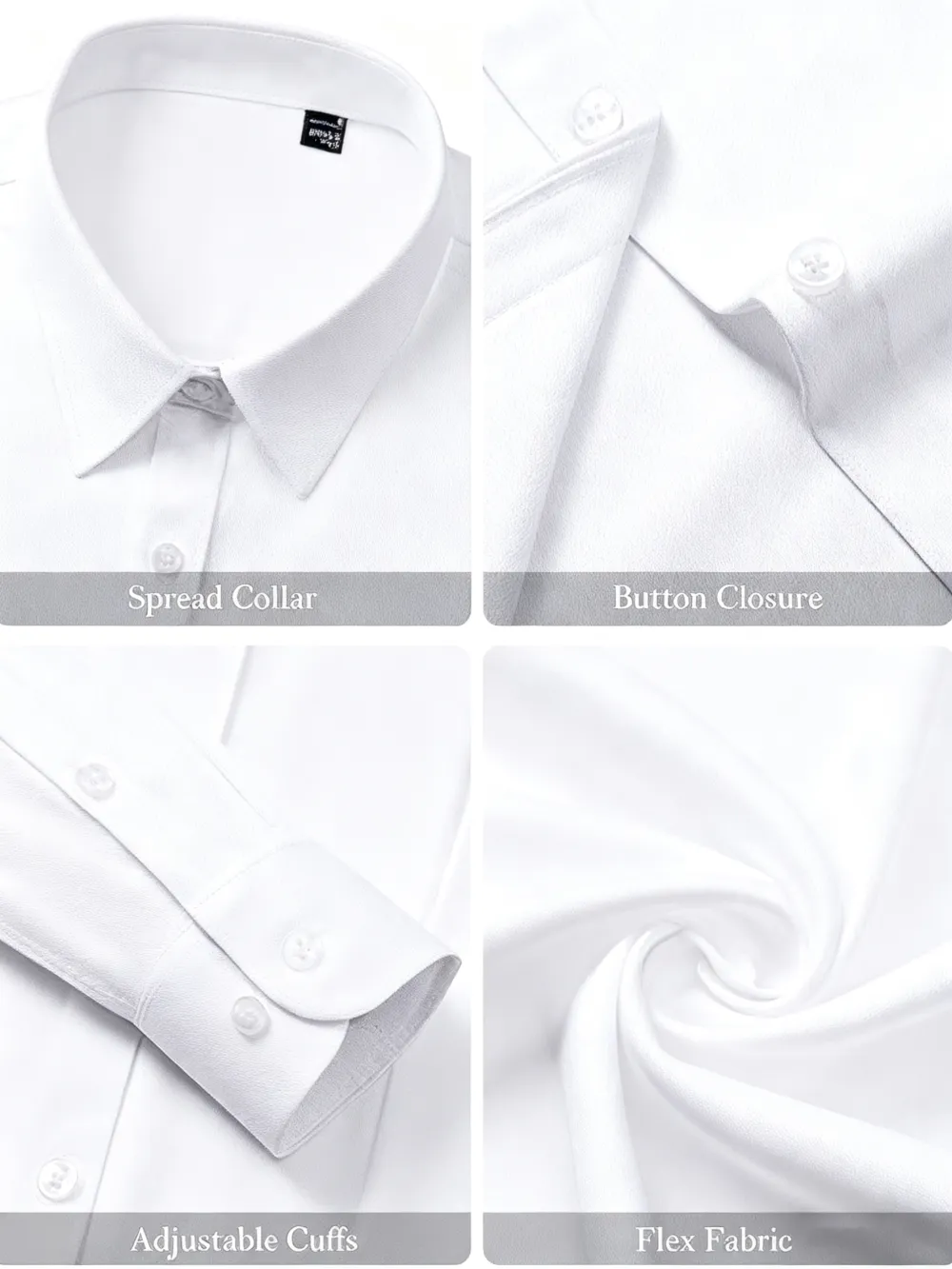 Wrinkle-Free Long Sleeve Blouse