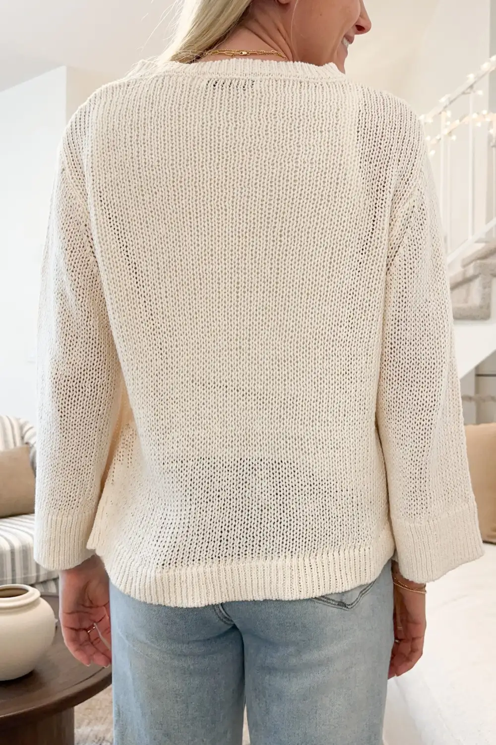 Relaxed Cut Soft Knit Sweater